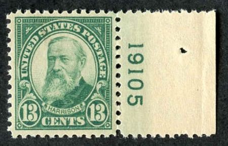 US 622 XF LH Plate Number Single