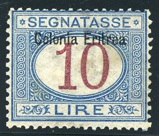 Eritrea J11 F - VF LH, 1903 Postage Due