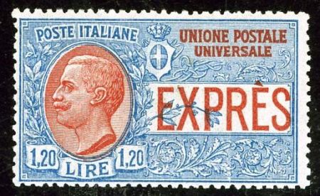 Italy Express Sassone 8 F-VF NH, Cert., Never Issued!