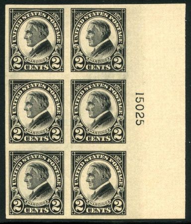 US 0611 VF LH Plate Block of 6 cv 90.00