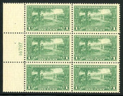 US 0617 VF NH Plate Block of 6 cv 50.00