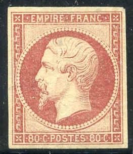 France 19 LH Mint 4 margin Signed Brun + Roumet; cv $3,600