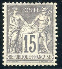 France 80var Ave - Fine LH Type IIa Singled Roumet