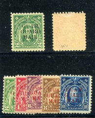 US Guam M5 - M11 F - VF - XF All NH except M6 thin
