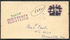 US Arizona, Prescott 623 Fancy Cancel Cover, Crossroads in Oval