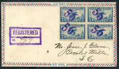 US Arkansas, Fifty-Six 650 Fancy Cancel Cover, Solid Numerals