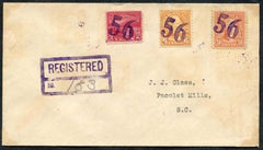 US Arkansas, Fifty-Six 638, 641, 681 Fancy Cancel Cover, Solid Numerals