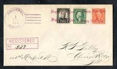 US Idaho, Squirrel 498, 559, 641 Fancy Cancel Cover