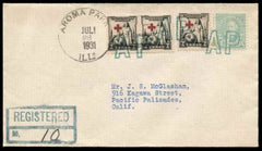 US Illinois, Aroma Park 563, 702 Fancy Cancel Cover