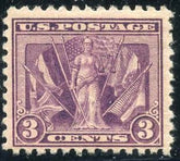 US 537a Early Commemoratives F + LH Deep Rich Color - Fresh! PFC cv $1,250