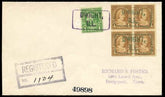US Illinois, Dwight 552, 556 Fancy Cancel Cover, "Dwight" in Rectangle