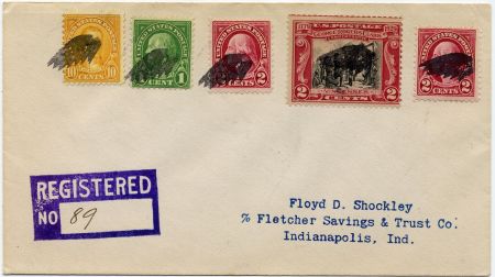 US Illinois, Wing 632, 634, 642, 651 Fancy Cancel Cover