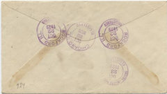 US Illinois, Rockford 638, 641, 680 Fancy Cancel Cover