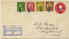 US Illinois, Teheran 632, 640, 683, 685, U429 Fancy Cancel Cover