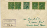 US Indiana, Highland 597, 622 Fancy Cancel Cover, Clover, Clover