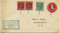 US Indiana, Highland 563, 680, U429 Fancy Cancel Cover, 3 leaf Clover