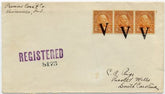 US Indiana, Vincennes 638 Fancy Cancel Cover