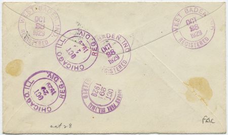 US Indiana, West Baden 636, 637, 640 Fancy Cancel Cover
