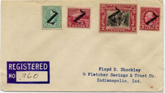 US Indiana, Zionsville 563, 634, 651, 681 Fancy Cancel Cover