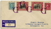 US Kentucky, Gee 563, 634, 651 Fancy Cancel Cover