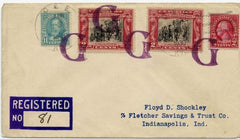 US Kentucky, Gee 563, 634, 651 Fancy Cancel Cover