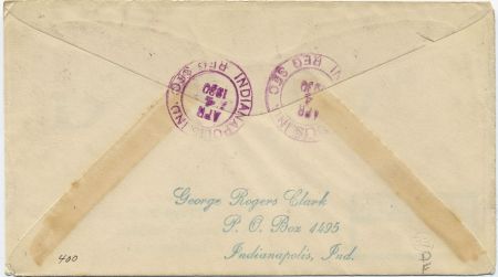 US Kentucky, Gee 563, 634, 651 Fancy Cancel Cover
