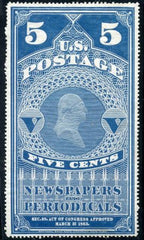 US PR5 Newspapers F - VF No gum as listed - Fresh! cv 225.00