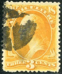 US O3 Officials F - VF Used Short Transfer at left cv listed but unpriced