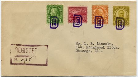US Kentucky, Ed 637, 638, 640, 681 Fancy Cancel Cover, E and D