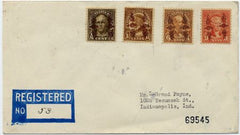 US Kentucky, Ed 551, 633, 638, 641 Fancy Cancel Cover, Ornate