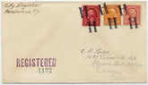 US Kentucky, Henderson 634, 638, 641 Fancy Cancel Cover