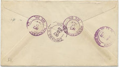 US Kentucky, Henderson 634, 638, 641 Fancy Cancel Cover