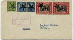 US New Hampshire, Alton 632, 637, 651 Fancy Cancel Cover, Star