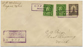 US Michigan, Capac 632, 566 Fancy Cancel Cover