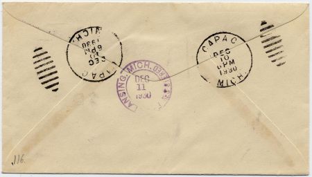 US Michigan, Capac 632, 566 Fancy Cancel Cover