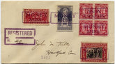 US Mississippi, Money 628, 644, 651, 683 Fancy Cancel Cover