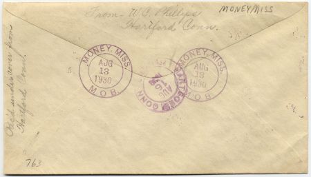 US Mississippi, Money 657, 669, 688 Fancy Cancel Cover