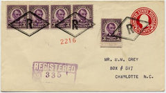 US New Jersey, Edgewater 635, U429 Fancy Cancel Cover