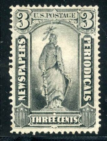 US PR34 Newspapers F - VF + Mint No Gum as Issued 1875 Special Printing cv 650.00