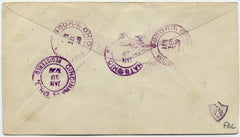 US Ohio, Osborn 642, 650 Fancy Cancel Cover, Nautical Star