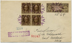 US Ohio, Troy 653, C8 Fancy Cancel Cover