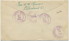 US Ohio, Troy 653, C8 Fancy Cancel Cover