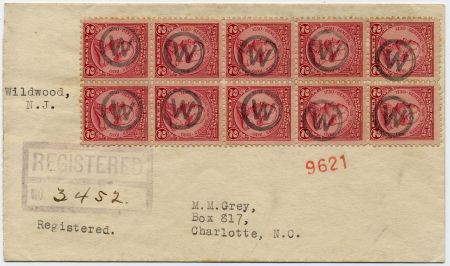 US New Jersey, Wildwood 689 Fancy Cancel Cover