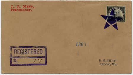 US South Carolina, Pacolet Mills 623 Fancy Cancel Cover, Star