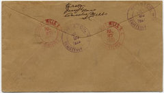 US South Carolina, Pacolet Mills 623 Fancy Cancel Cover, Star