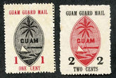 US Guam M3-4 Possessions Unused VF No Gum as issued