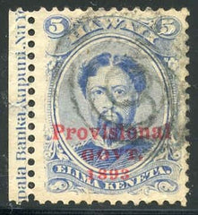 US Possessions - Hawaii 59 Used VF Imprint Single, Selvage back flaws, stamp sound