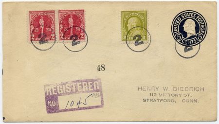 US Pennsylvania, Sharpsville 508, 688, U443 Fancy Cancel Cover