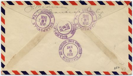 US Pennsylvania, Sharpsville 685, 689 Fancy Cancel Cover