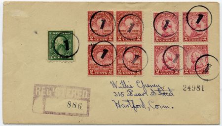US Pennsylvania, Sharpsville 486, 654, 689 Fancy Cancel Cover
